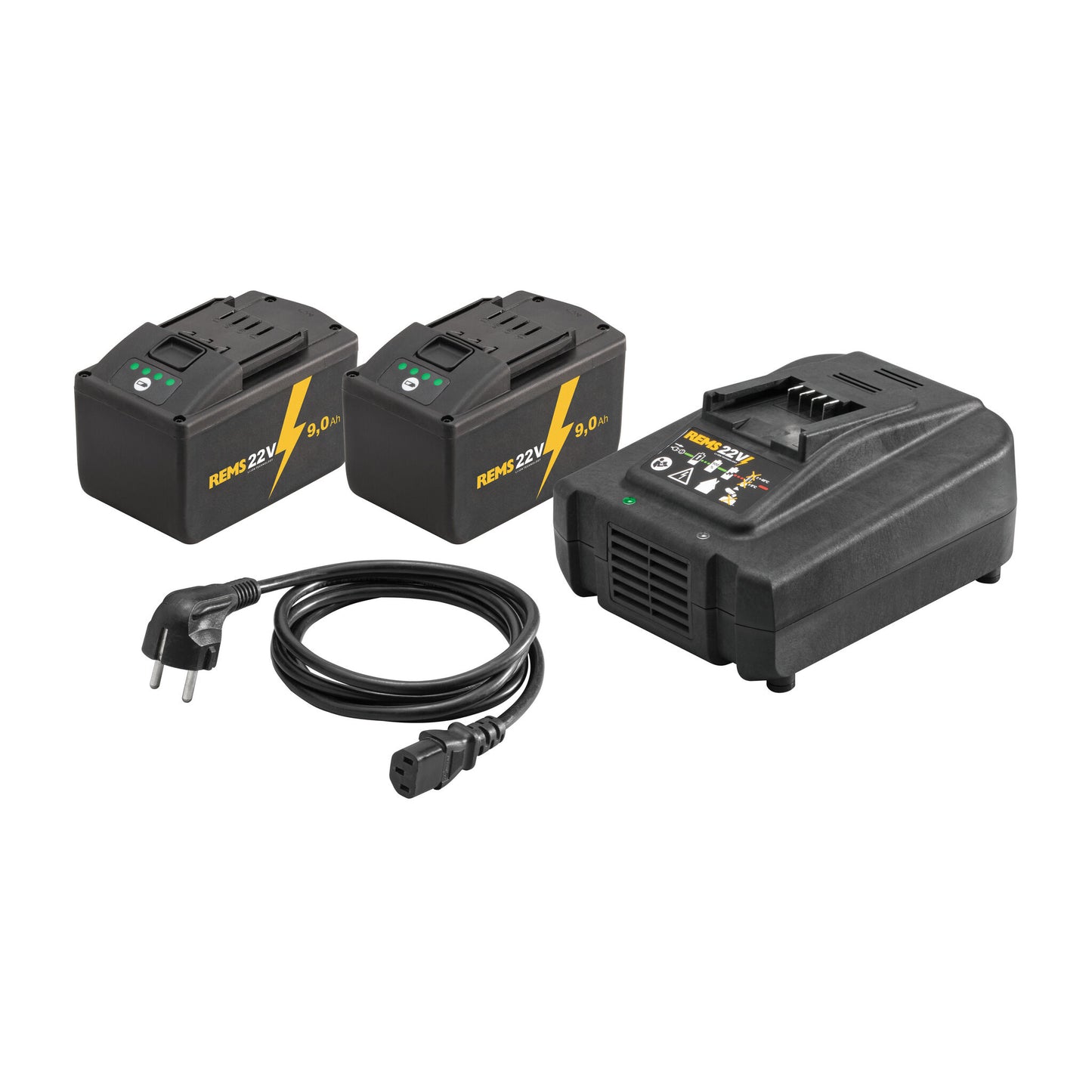 REMS 571594 22v Rapid Power Pack (2x9Ah)