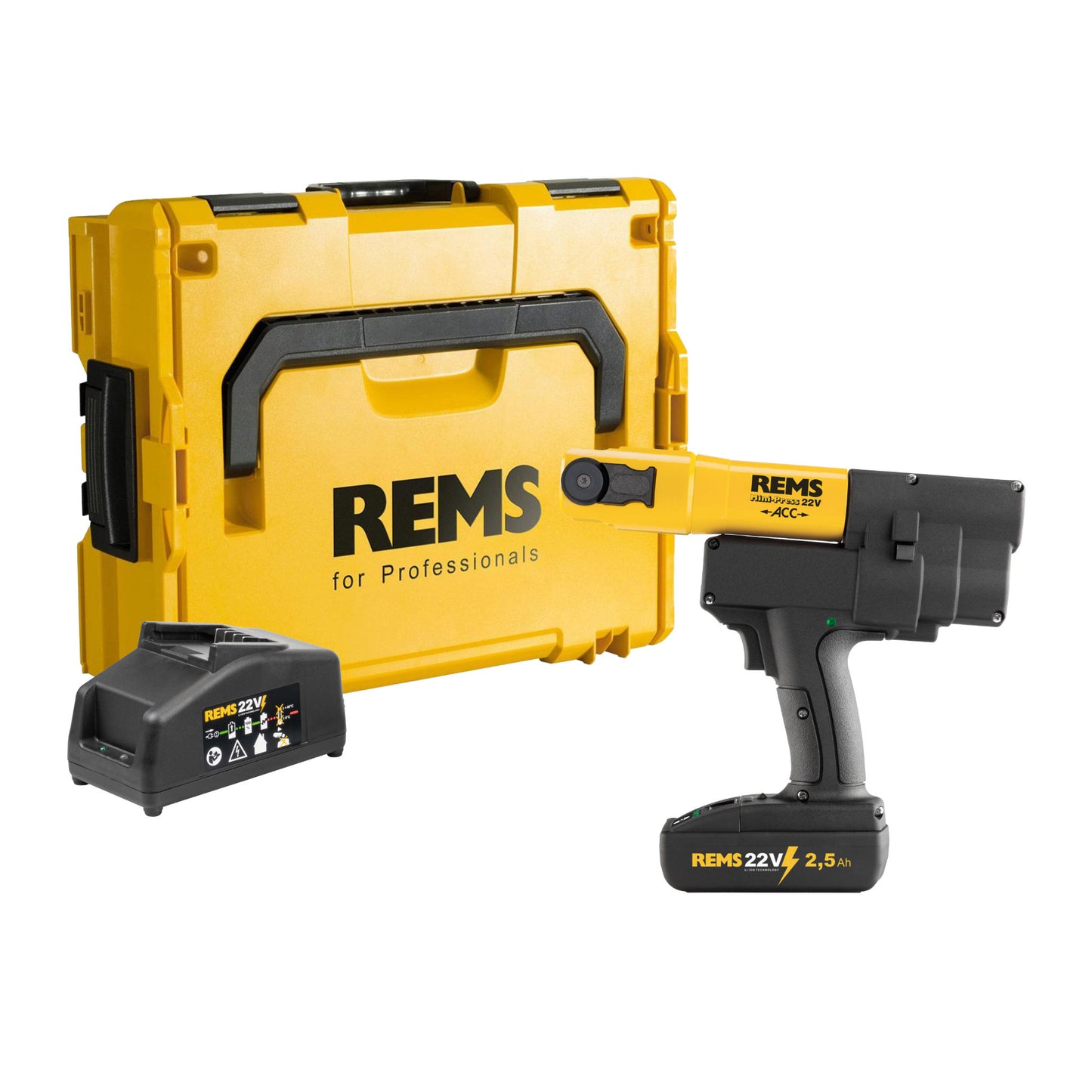 REMS 578014 Mini-Press 22v ACC + FREE gifts (1x2.5Ah)
