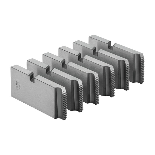 REMS 381401 RHSS Die Set BSPT R Taper 2 1/2"- 4" (Set 6)