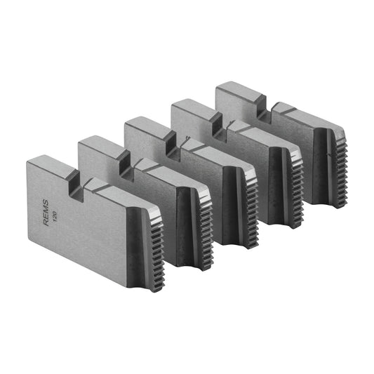 REMS 381430 RHSS Die Set BSPT R Taper 2 1/2"- 3" (Set 5)