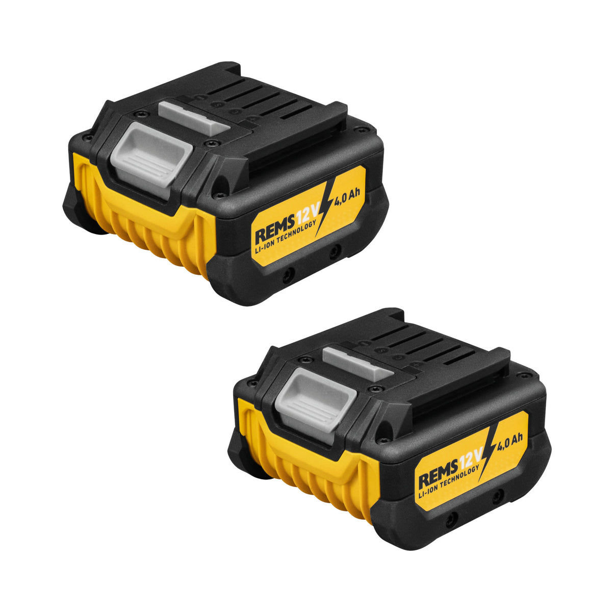REMS 401030X02 Mini-Press S 12v A2-22kN 2-Tong Kit (2x4Ah)
