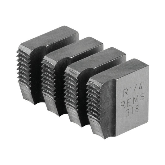 REMS 521012 BSPT Die Set 1/4" (set of 4)