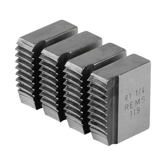 REMS 521062 BSPT Die Set 1 1/4" (set of 4)