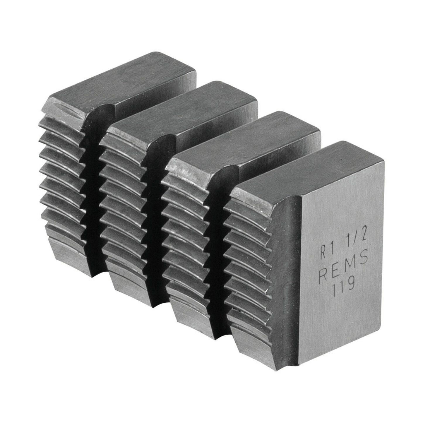REMS 521072 BSPT Die Set 1 1/2" (set of 4)