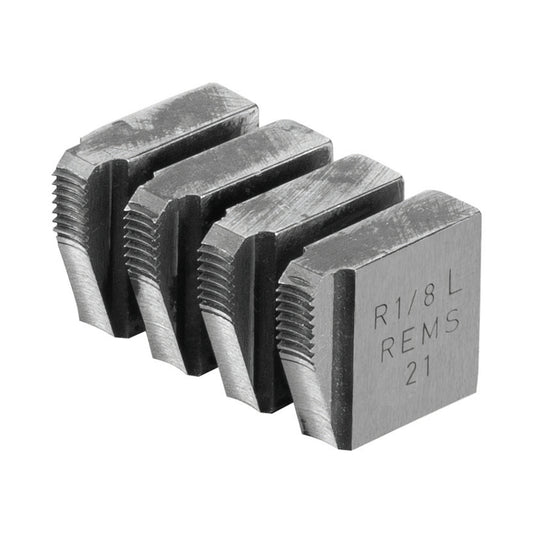 REMS 521102 LH BSPT Die Set 1/8" (set of 4)