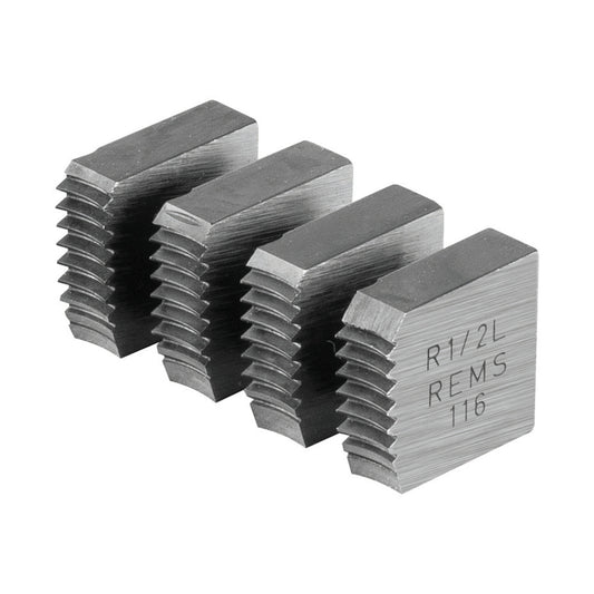 REMS 521132 LH BSPT Die Set 1/2" (set of 4)