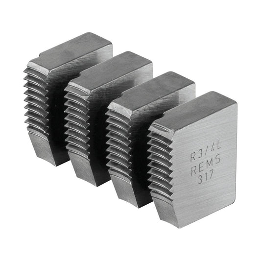 REMS 521142 LH BSPT Die Set 3/4" (set of 4)