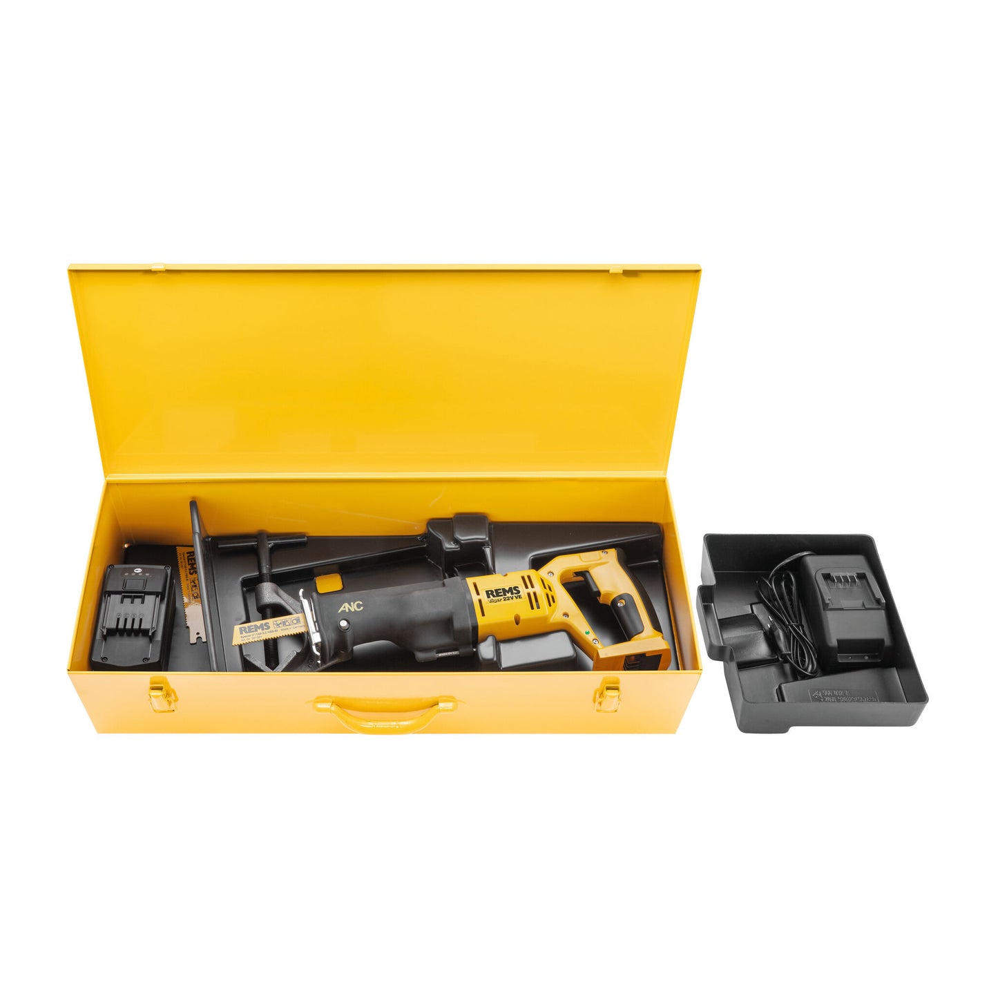 REMS 560053 Tiger 22v VE Reciprocating Pipe Saw (1x9Ah)