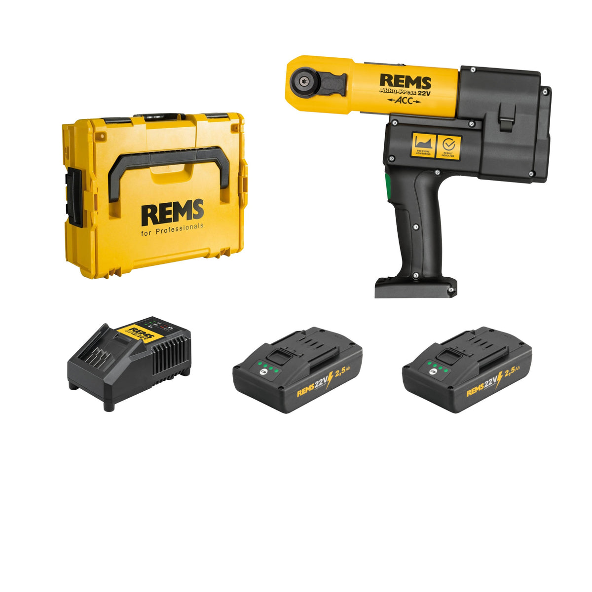 REMS 576011X01 Akku-Press 22v ACC (2x2.5Ah)