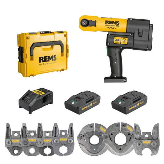 REMS 576011X05 Akku-Press 22v ACC Ultimate Kit (2x2.5Ah)