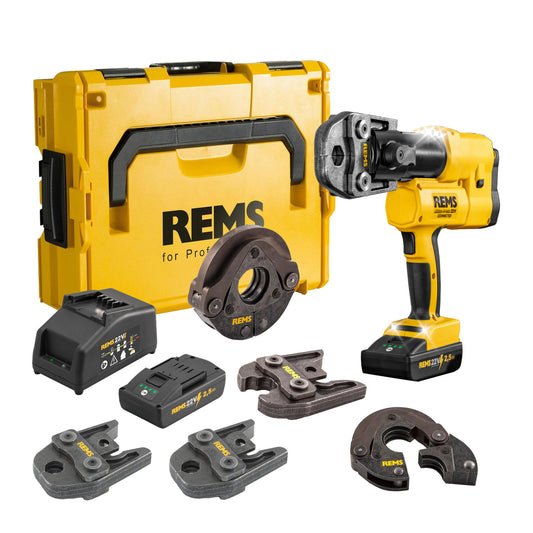 REMS 576015X05 Akku-Press 22v Connected Ultimate Kit (2x2.5Ah)