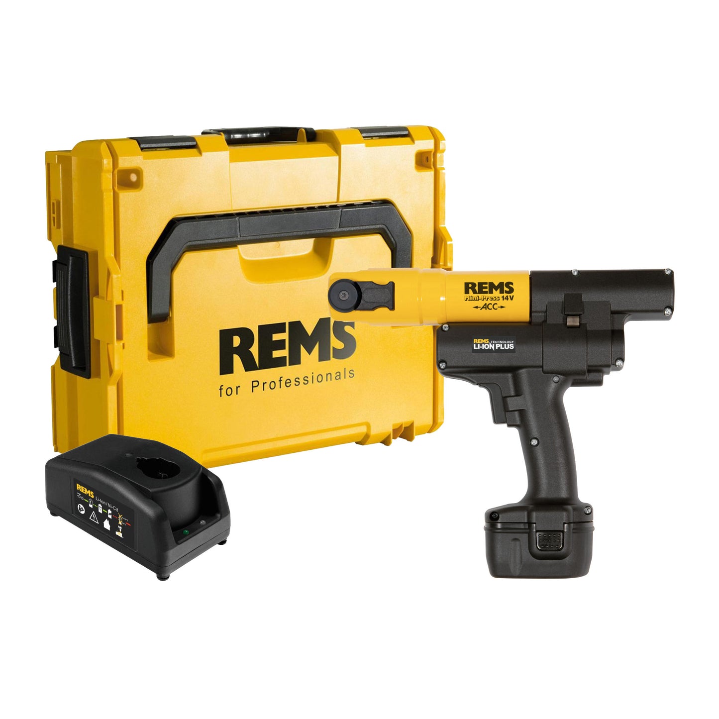 REMS 578013 Mini-Press 14.4v ACC + FREE gift (1x2.5Ah)