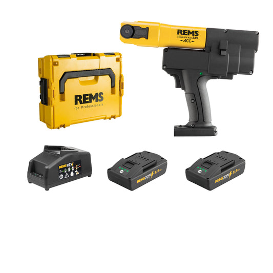 REMS 578014X01 Mini-Press 22v ACC + FREE gifts (2x2.5Ah)