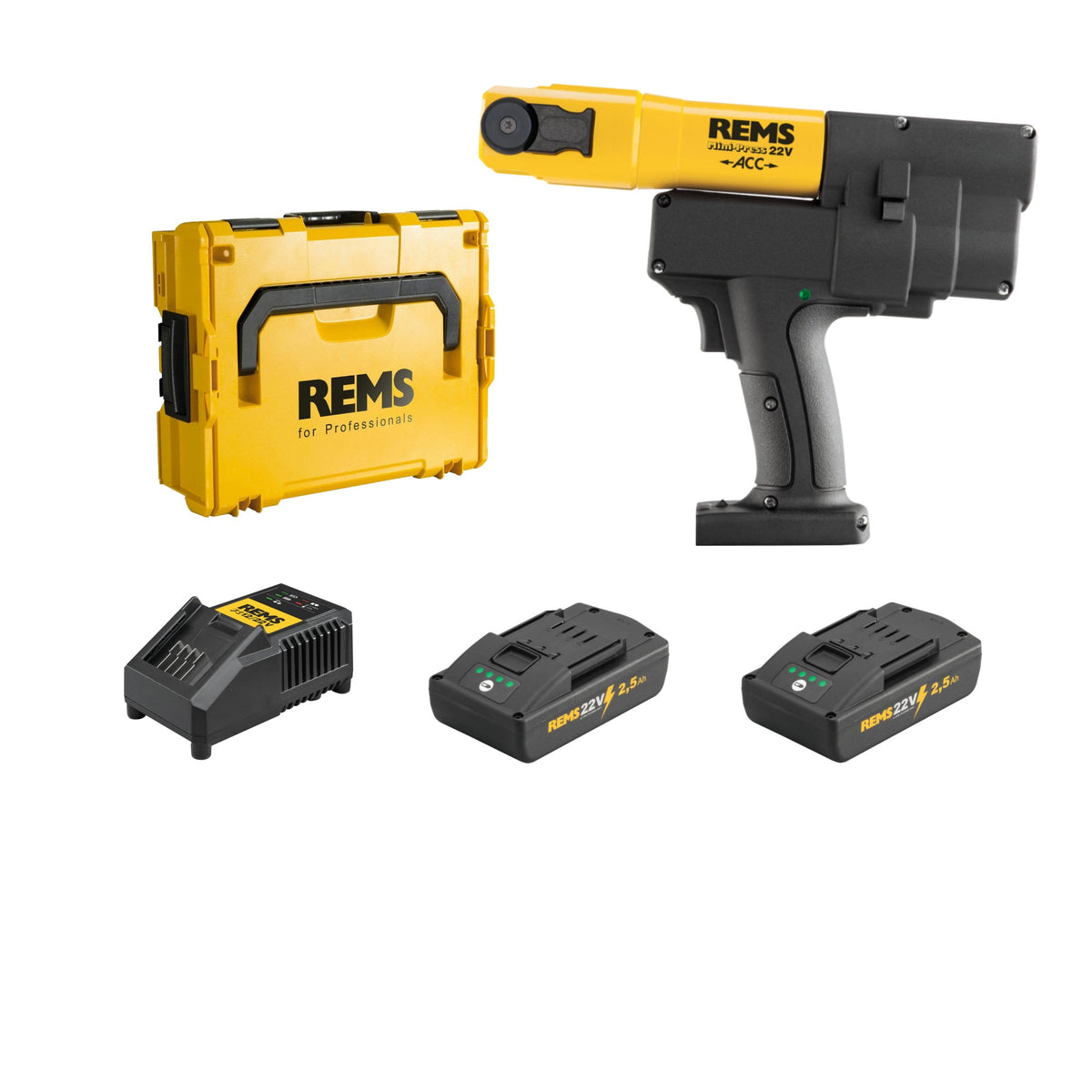 REMS 578014X01 Mini-Press 22v ACC (2x2.5Ah)