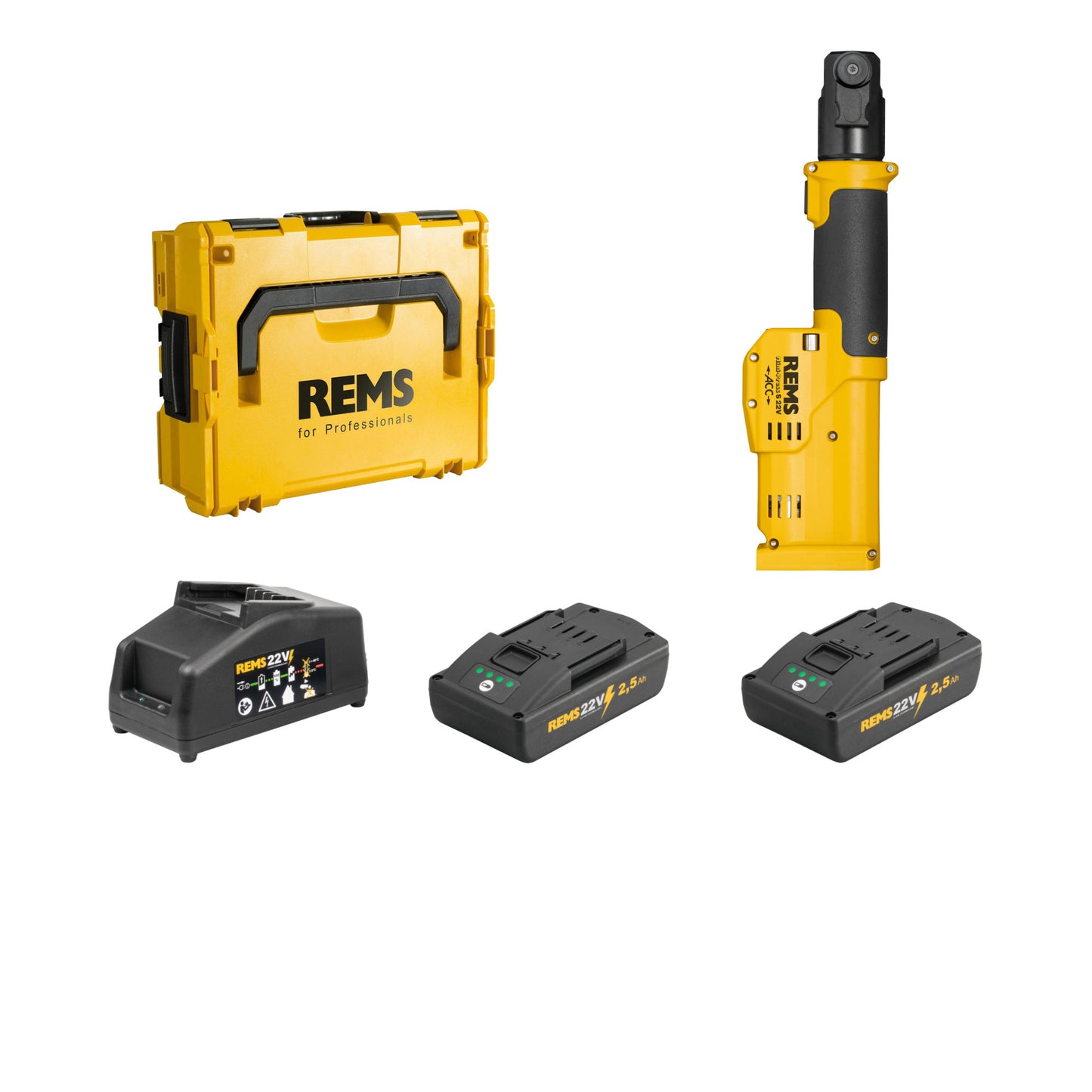 REMS 578016X01 Mini-Press S 22v ACC (2x2.5Ah)