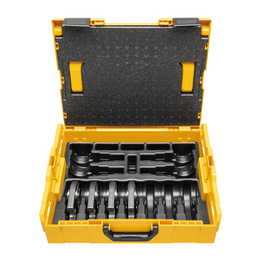 REMS 578090 Mini Pressing Tong Set BMP 1/4+3/8+1/2+5/8'' L-Boxx