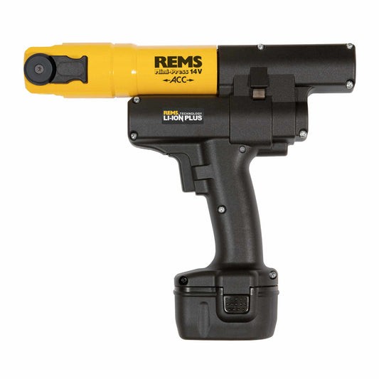 REMS 578013X02 Mini-Press 14.4v ACC 2-Tong Kit + FREE gift (2x2.5Ah)